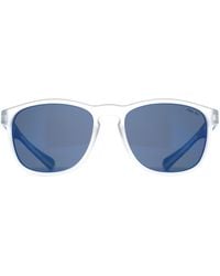 Replay - Round Matte Transparent And Revo Polarized Pulse - Lyst