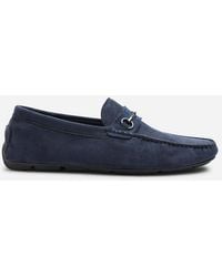 Where's That From - Hudson Suede Slip On Buckle Loafer - Lyst