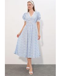 Bigdart - Gebreide Jurk Van Viscose - Lyst