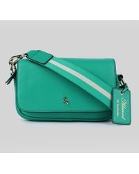 Ashwood Leather - 'Eleganza Milano' Real Flapover Crossbody Bag - Lyst