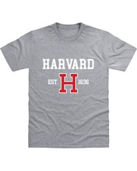 Park Fields - Harvard University Est 1636 Marl T-Shirt Cotton - Lyst