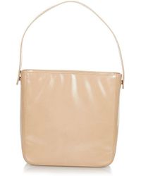 Prada - Vintage Leather Shoulder Bag Brown Calf Leather - Lyst