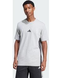 adidas - Essentials 3-Stripes Single Jersey Tee - Lyst