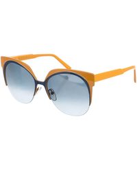 Marni - Metal Sunglasses With Oval Shape Me101S - Lyst