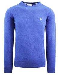 Lacoste - Jersey Knit Sweater Wool - Lyst