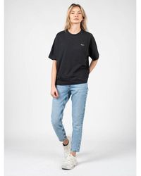 Pepe Jeans - T-shirt Agnes Vrouw Zwart - Lyst