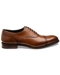 Loake - Hughes Hand Painted Shoe Chestnut - Lyst