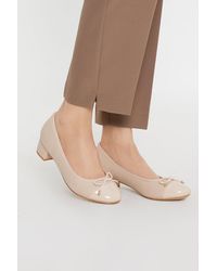 Good for the Sole - Talia Comfort Block Heel Ballet Pumps - Lyst