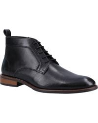 Hush Puppies - Declan Lace Leather Boots - Lyst
