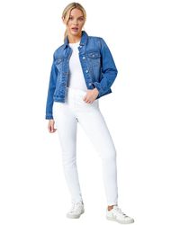 Roman Petite - Bleached Denim Jacket - Lyst