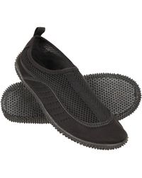 Mountain Warehouse - 'Bermuda' Aqua Shoe With Top Mesh Panel Slip On Summer Beach Sandals Textile - Lyst