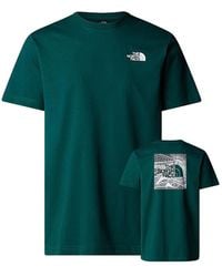 The North Face - Short Sleeve Redbox Celebration T-Shirt - Lyst
