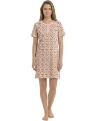 Kisses&Love - Short-Sleeved Cotton Nightgown Kl45000 - Lyst