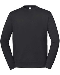Fruit Of The Loom - Iconic Premium Set-In Sweatshirt (Light Graphite) - Lyst