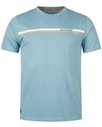 Aquascutum - Active Cotton Stripes Avio T-Shirt - Lyst
