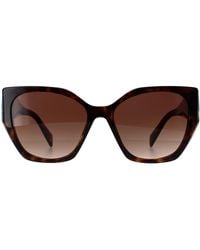 Prada - Square Havana Gradient Pr19Zs - Lyst