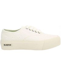 Seavees - Legend Platform Embroidery Shoes Canvas (Archived) - Lyst