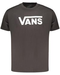 Vans - Zwarte Katoenen T-Shirt Voor Mannen - Lyst