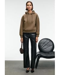 Grimelange - Plain Hooded Pocket Sweatshirt - Lyst