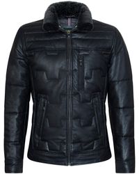 Infinity Leather - Quilted Biker Jacket - Lyst