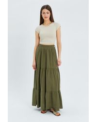 MixRay - Maxi Cotton Skirt - Lyst