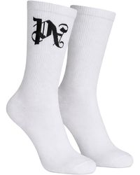Palm Angels - Long Cotton Socks Pmra001E23Fab0020110 - Lyst