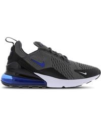 Nike - Air Max 270 Trainers Iron/Game Royal/ Textile - Lyst
