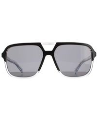 Dolce & Gabbana - Aviator Top On Crystal Dark Dg4354 Sunglasses - Lyst