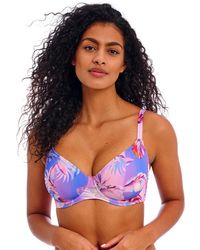 Freya - Miami Sunset Plunge Bikini Top - Lyst