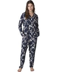 J&j Brothers - Jjb20 Long-Sleeved Shirt Pajamas - Lyst