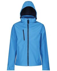 Regatta - Venturer Hooded Soft Shell Jacket (French/ - Lyst