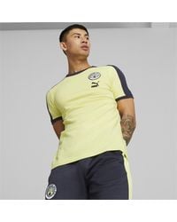 PUMA - Manchester City F.C. Heritage T7 T-Shirt - Lyst