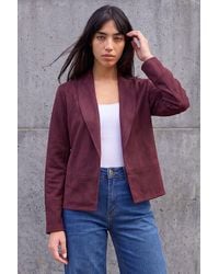 Roman - Petite Faux Suede Jacket - Lyst