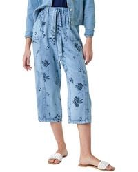 Roman - Floral Print Culotte Trousers - Lyst