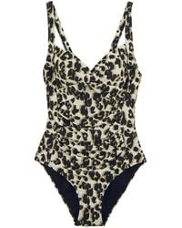 Regatta - Ladies Sakari Leopard Print Tummy Control One Piece Swimsuit - Lyst