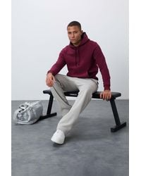 TOMMY LIFE - Solid Hooded Sweatshirt With Pocket - Lyst