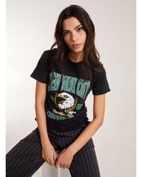 Pink Vanilla - Washed Graphic T-Shirt - Lyst