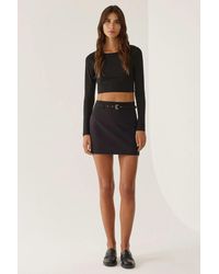 Hiccup - Belted Mini Skirt - Lyst