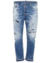 DSquared² - Medium Sea Salt Wash Bro Jeans Cotton - Lyst