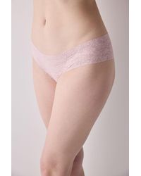 Penti - Low-Waist Floral Lace Hipster Brief - Lyst
