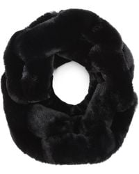 Kurt Geiger - Faux Fur Chain Scarf - Lyst