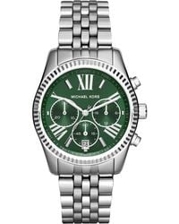 Michael Kors - Lexington Mk6222 Ladies Chronograph Watch 38Mm Stainless Steel - Lyst