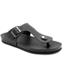 Jones Bootmaker - Wales Leather Toe Post Mules - Lyst