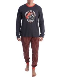 Kisses&Love - Long-Sleeved Cotton Pajamas Klp4 - Lyst