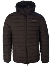 Aquascutum - Active 100gr Zwarte Jas Met Capuchon - Lyst