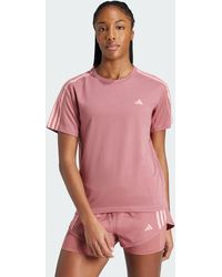 adidas Originals - Own The Run 3-Stripes Tee - Lyst