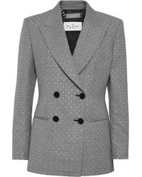 Philipp Plein - Blazer Regular Fit Pied De Poule - Lyst
