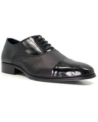 Dune - Sheet 2 - Embossed Leather Oxford Shoes - Lyst