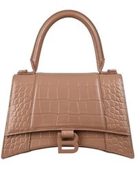 Balenciaga - Zandloper Handtas Nude - Lyst
