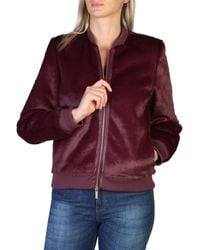 ARMANI EXCHANGE - Einfärbige Jacke Mit Reißverschluss - Lyst